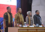 Kasrem 043/Gatam Sampaikan Wawasan Kebangsaan Dan Bela Negara Bagi Mahasiswa KKN Unila