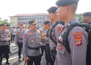 Polda Lampung Perpanjang 1.882 Personil BKO Untuk Pengamanan Pemungutan Suara