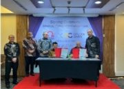 Penanda tanganan Kerjasama kolaborasi Omega Hotel management dan Golden Chain Australia
