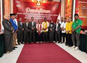 Bakal Pasangan Calon Bupati dan bakal Calon Wakil Bupati Halmahera Utara Piet-Kasman Mendaftar Ke KPU