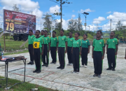 Kodim 1715/Yahukimo Gelar Lomba PBB Antar Sekolah Dalam Rangka HUT TNI Ke-79