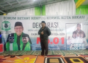 FBR Kota Bekasi Deklarasi Dukungan Heri Koswara dan Sholihin