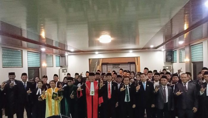 Pengadilan Tinggi NTB Mengambil Sumpah Advokat Persadin Angkatan XIX