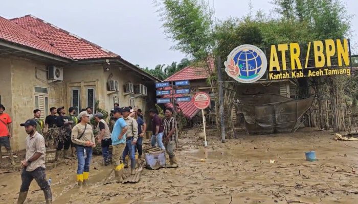Pelayanan Sempat Lumpuh, Kantah Aceh Tamiang Komit Pulihkan 75 Ribu Arsip Terdampak Banjir