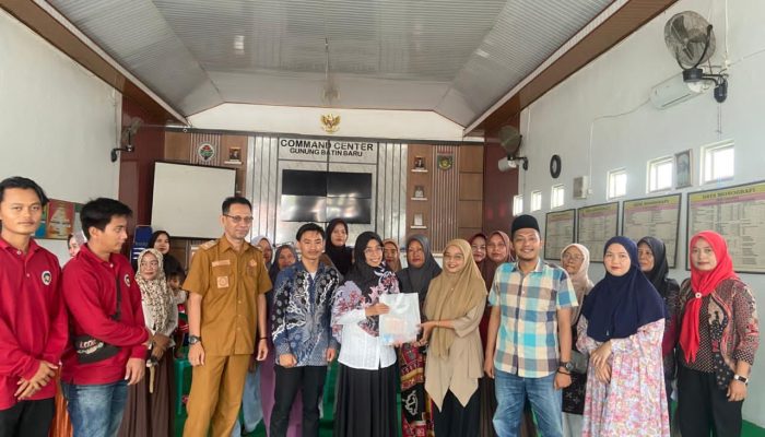 Kepala Desa Gunung Batin Baru Tinjau Distribusi MBG di 7 Posyandu