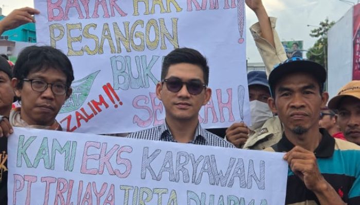 Hampir Dua Tahun Tak Dibayar, Ratusan Eks Karyawan PT Trijaya Tirta Dharma(Air Minum Great) Teriakkan “Pesangon Bukan Sedekah”: Gubernur & Wali Kota Diminta Turun Tangan