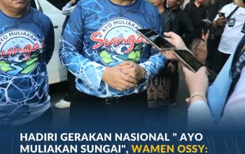 Hadiri Gerakan AYO Muliakan Sungai, Wamen ATR Ajak Masyarakat Jaga Akar Peradaban Bangsa